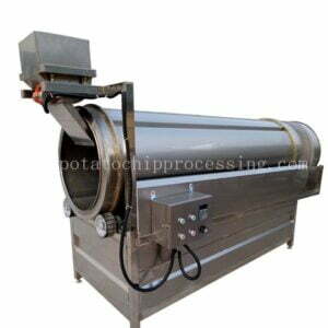 Drum potato chips seasoning machine