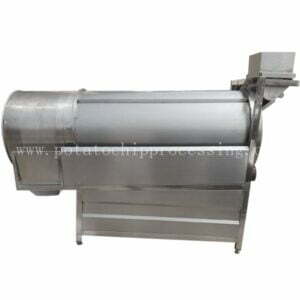 Drum potato chips seasoning machine