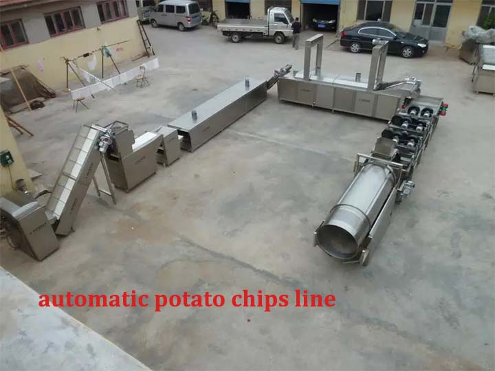 Ligne automatique de chips