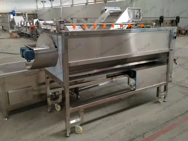 Machine à laver les pommes de terre